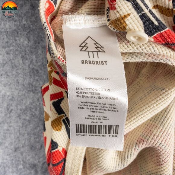 Arborist One-Piece Sleepwear Red White Cotton Blend Mountie Baby Size 2-3M - Picture 9 of 9